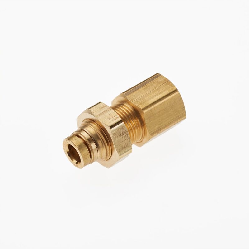 66PTCBH-4-4 : Parker Air Brake D.O.T. composite & brass push-to-connect fittings - PTC & PTCR
