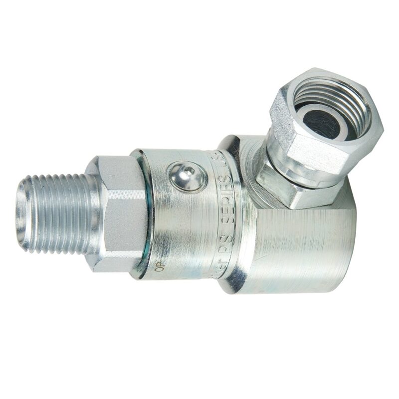 PS1290107-12-12 : Parker Hydraulic Inline & 90 Degree Elbow, High Pressure Swivels - PS Series