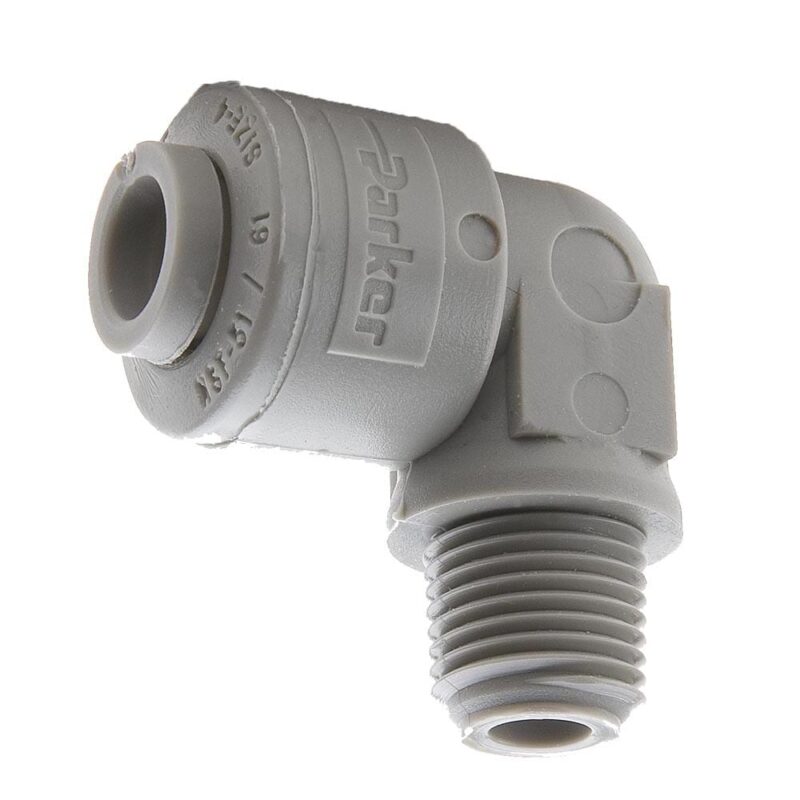 A6ME4-MG : Parker Push-to-Connect all plastic FDA compliant fitting, Parker TrueSeal