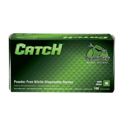 Adenna Catch® Disposable With Pyramid Grip® Powder Free Glove