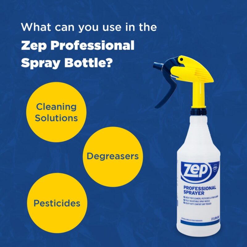 Zep : 733201 Bleach Resistant Professional Spray Bottle - 32 ounces - Image 6